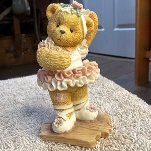 Cherished Teddies Mindy Friendship Keeps Me On My Toes Ballerina Figurine 1996